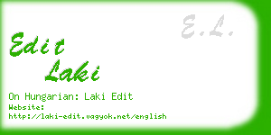 edit laki business card